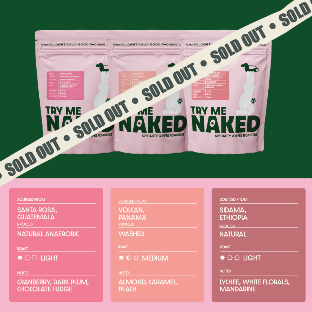 TRY ME NAKED | 70G X 3 INTERNATIONAL ROASTS