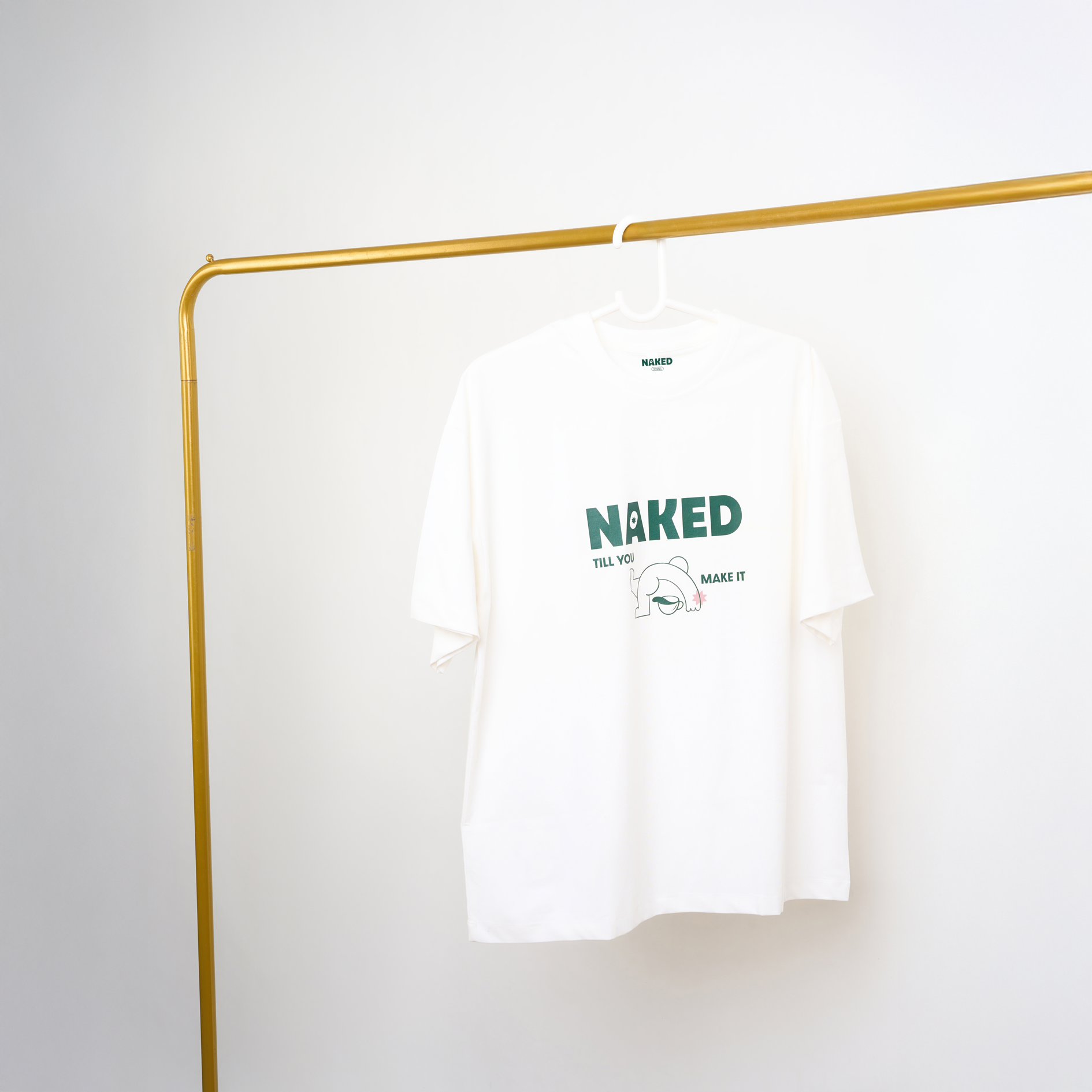 Naked till you make it Tee